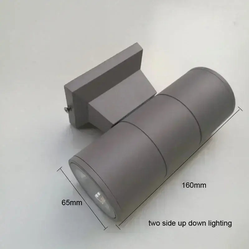 Black Outdoor Up-Down LED Wall Sconce