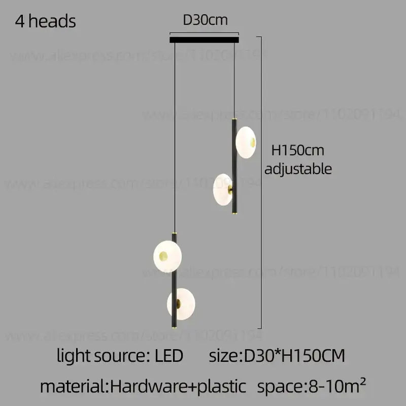LED Oval Chandelier