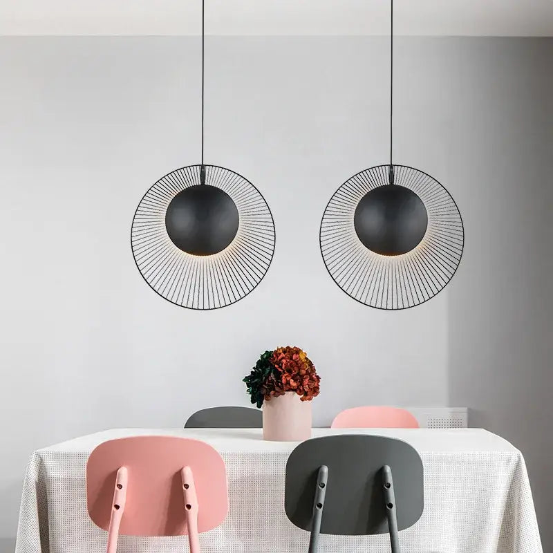 Black Oyster Pendant Light