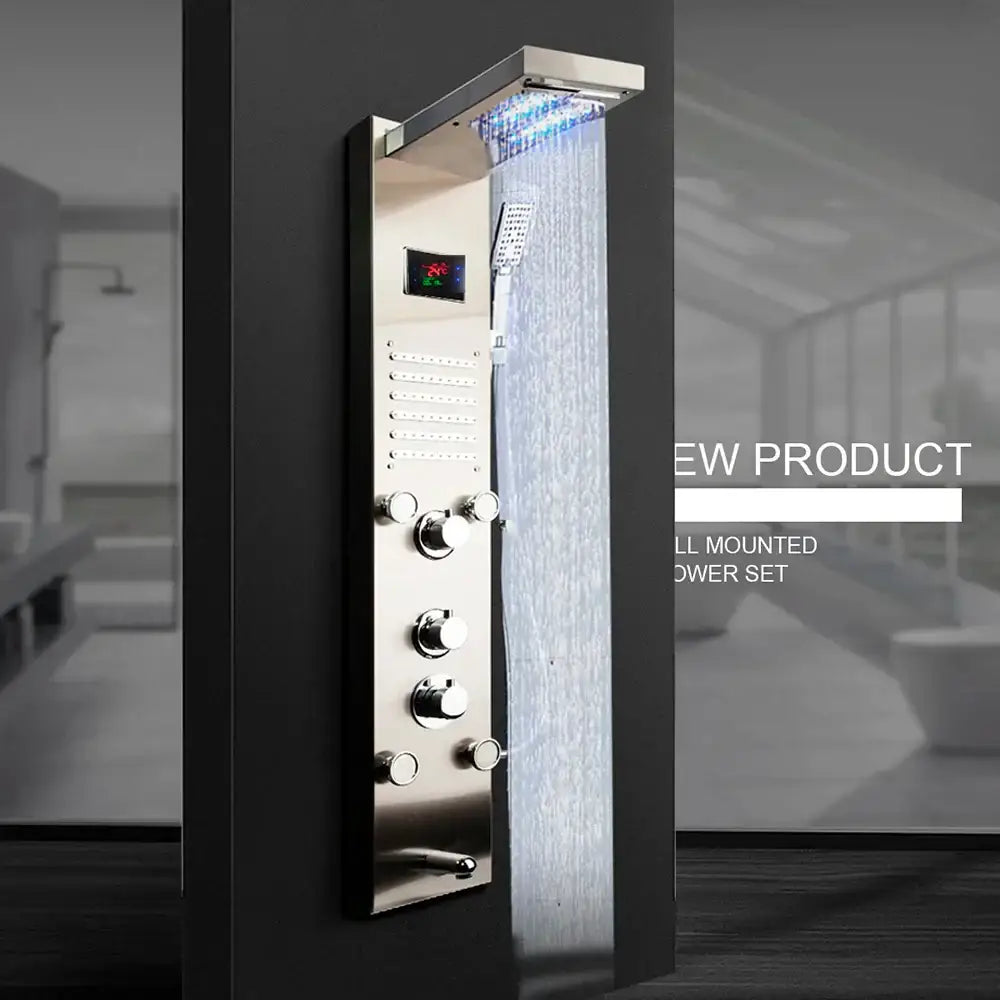 Chrome LED Bath Faucet