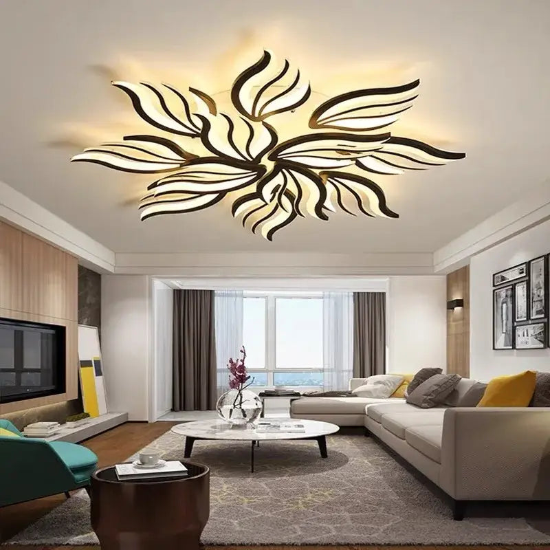 Black Panel Ceiling Light