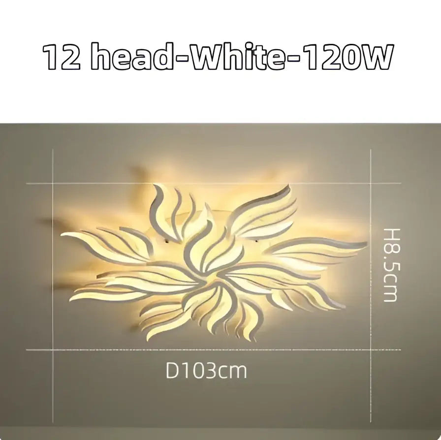 Black Panel Ceiling Light