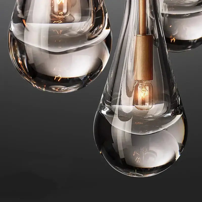 Black LED 31-Head Pendant Chandelier