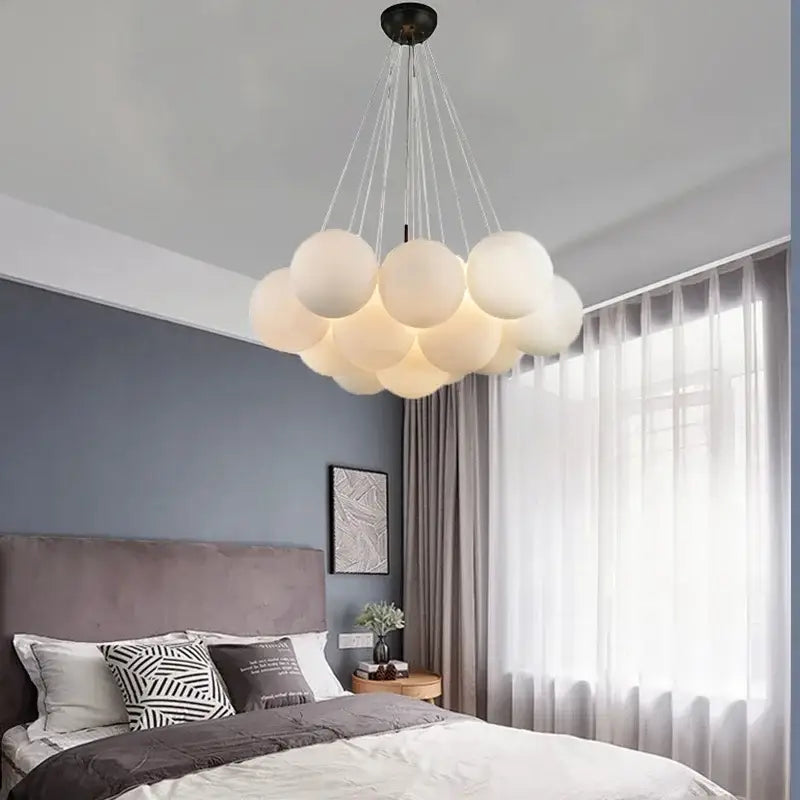 White LED Pendant Chandelier