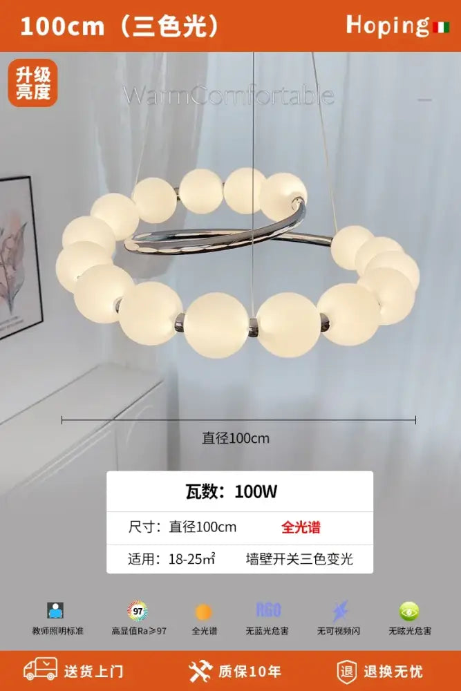 Chrome Pendant Light Chandelier