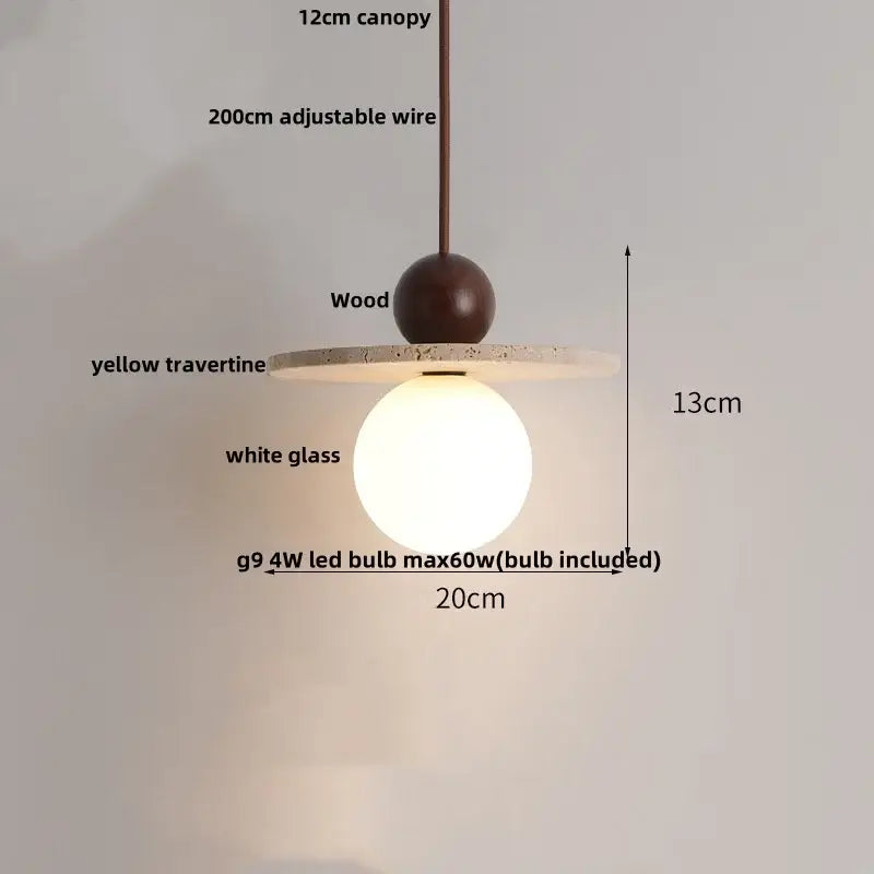 Concrete Pendant Light Fixture
