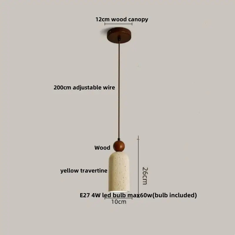 Concrete Pendant Light Fixture