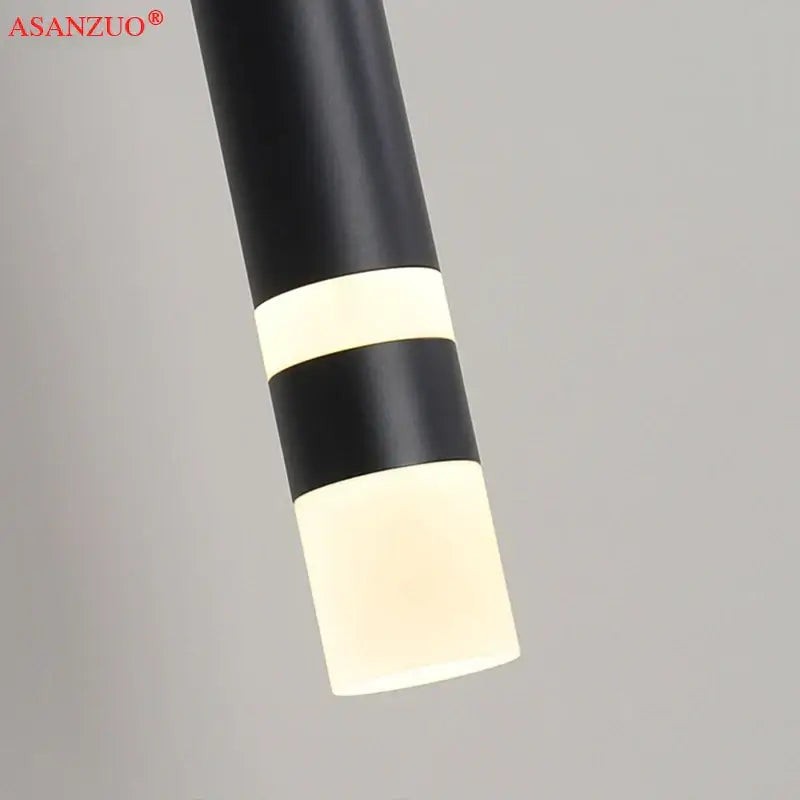 Gold Cylindrical Brass Double-Head Pendant