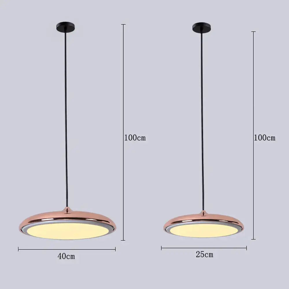 Pink LED Pendant Light