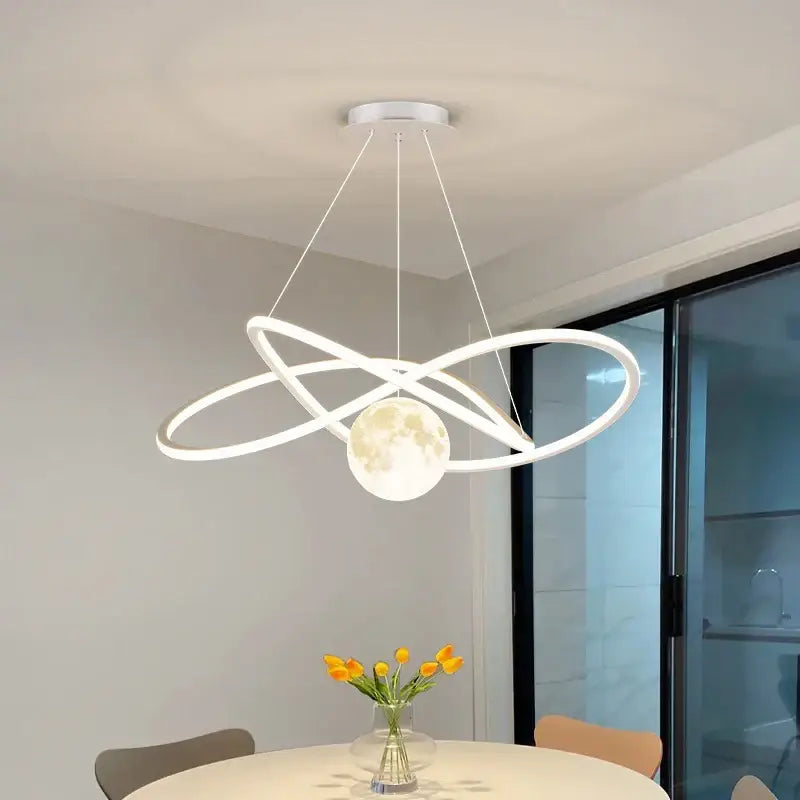 Interlocking Ring LED Pendant