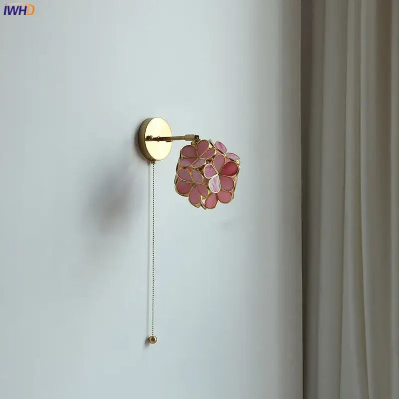 Pink Petal Wall Sconce