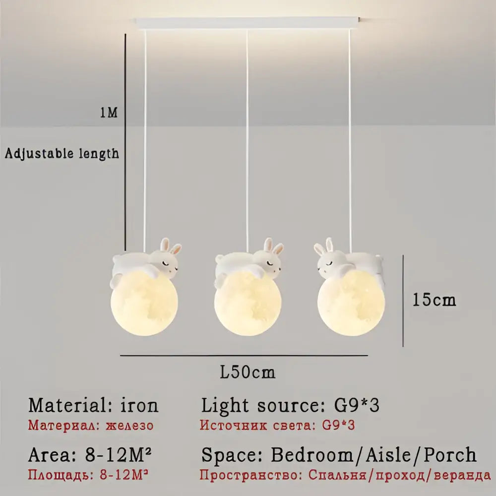 White Rabbit Pendant Light