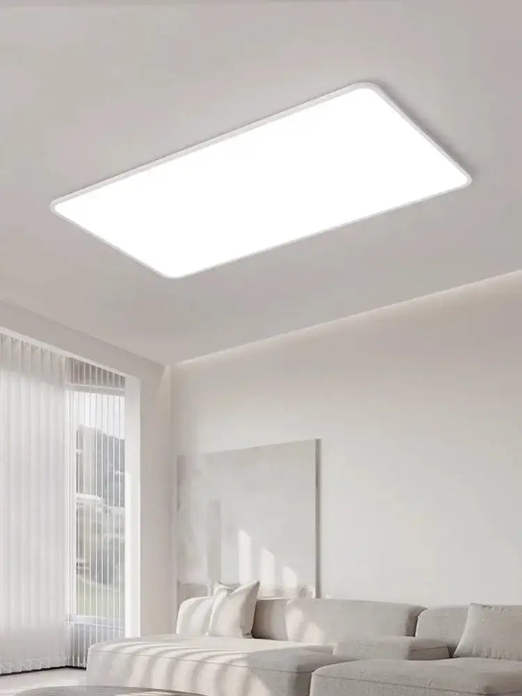White Rectangular Ceiling Light