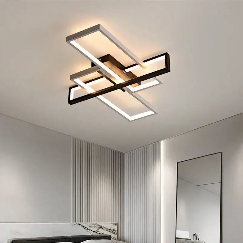 Chrome Rectangular Chandelier