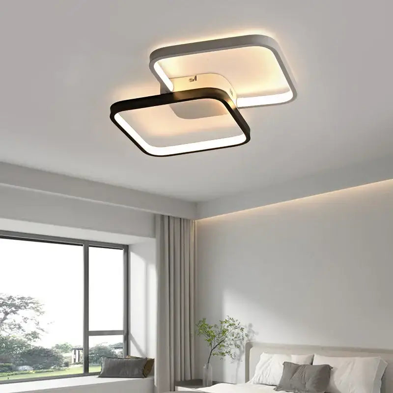 Chrome Rectangular Chandelier