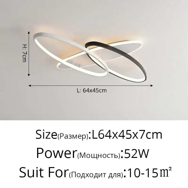 Chrome Rectangular Chandelier