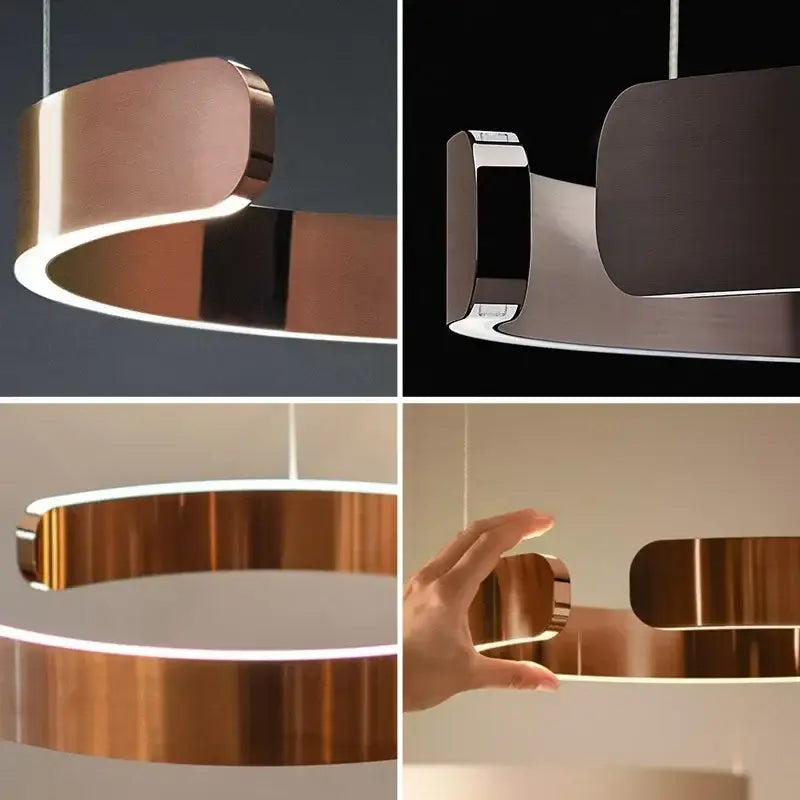 Gold Ring Chandelier Light