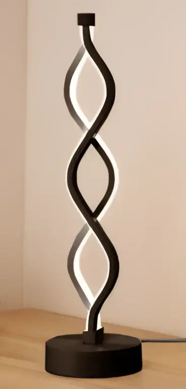 White LED Ring Table Lamp