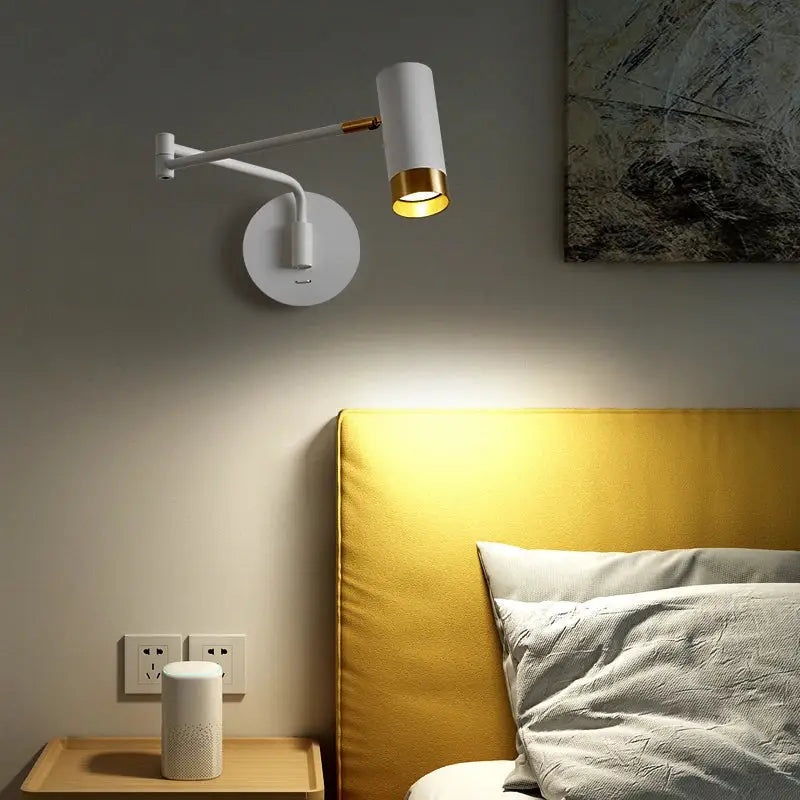 Gold Rotatable Wall Lamp