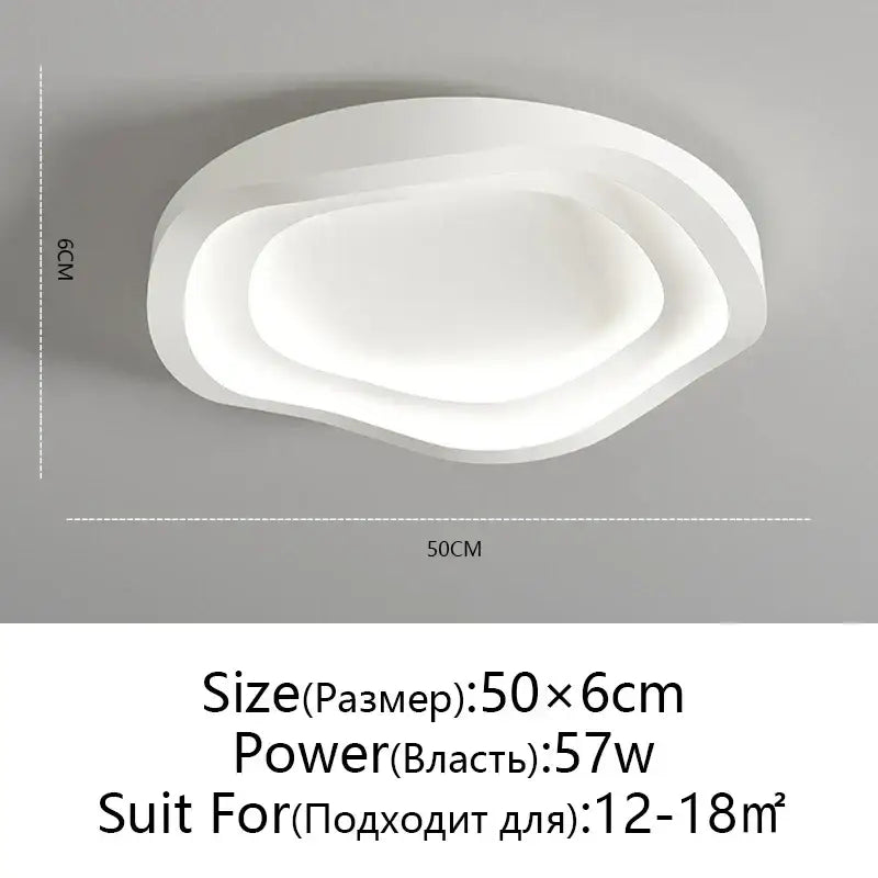 White Round LED Ceiling Lamp