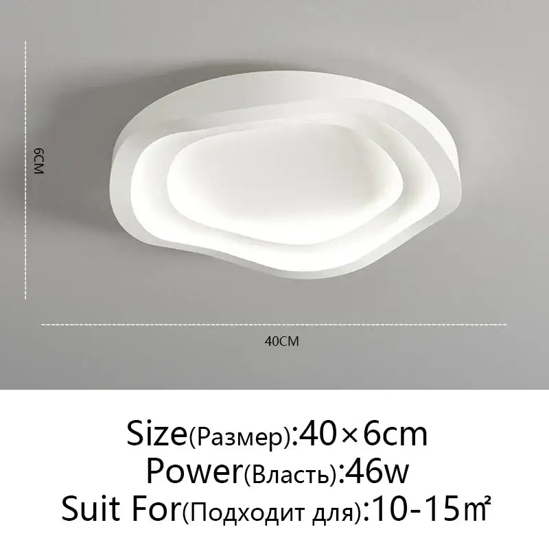 White Round LED Ceiling Lamp