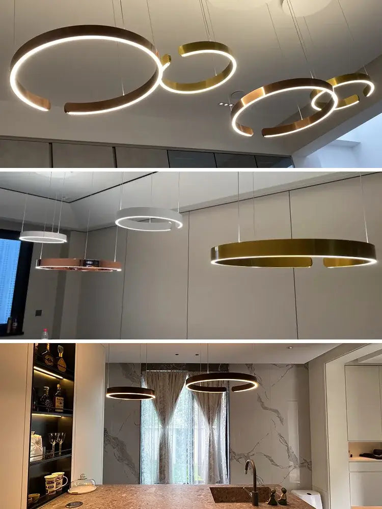 Rose Gold Ring Chandelier