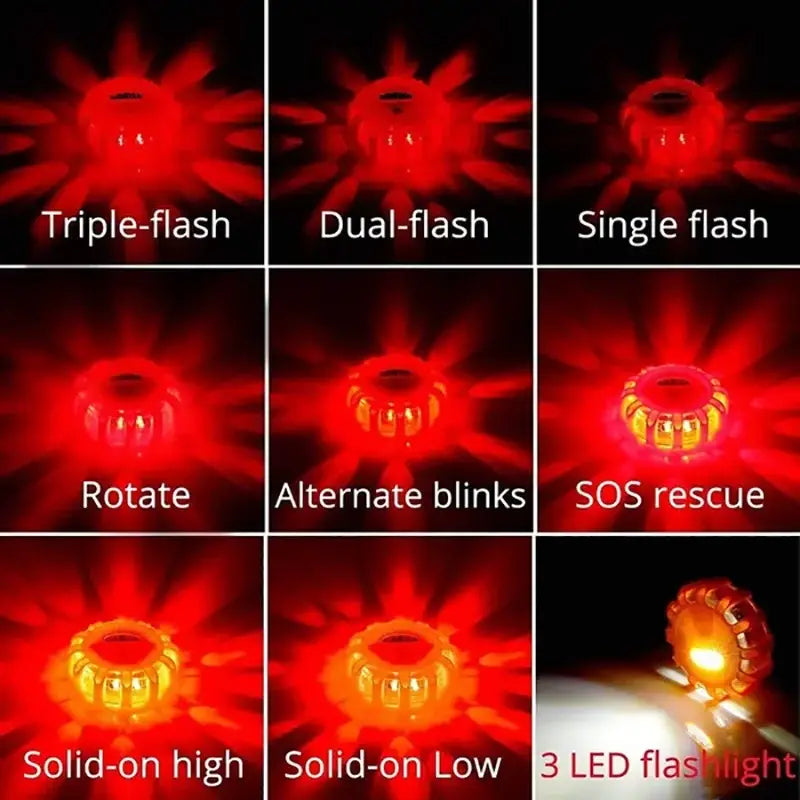 Orange LED Safety Flare