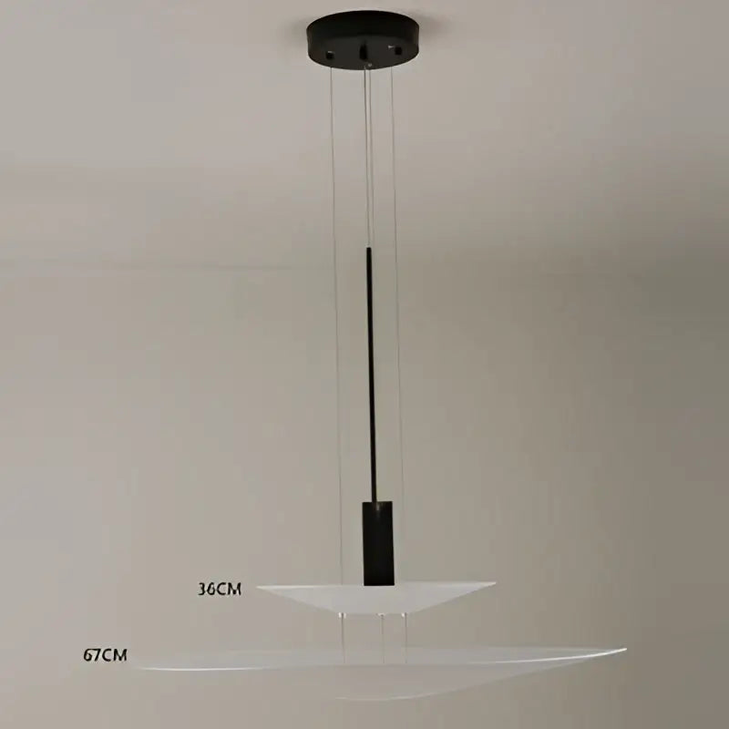 LED Saucer Chandelier