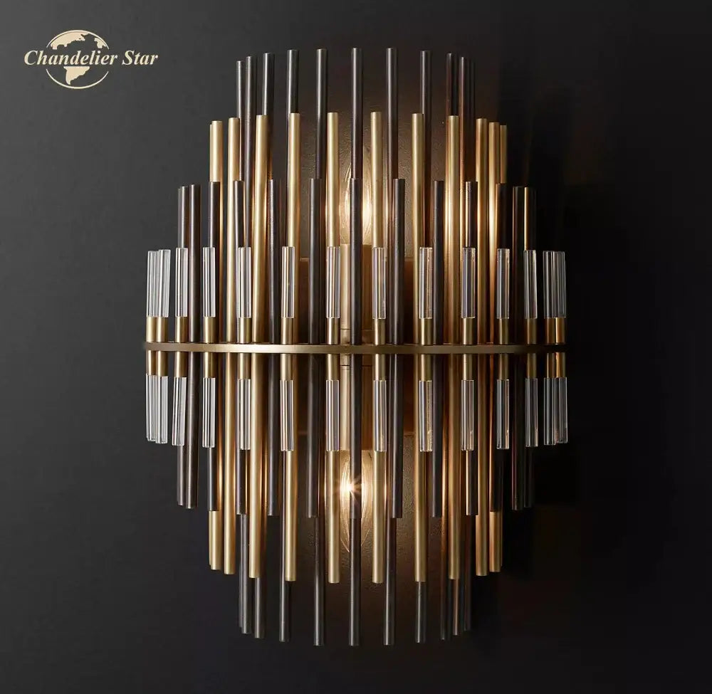 Chrome Radial LED Sconce
