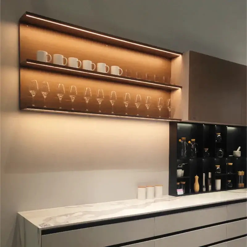 Black LED Shelf Light