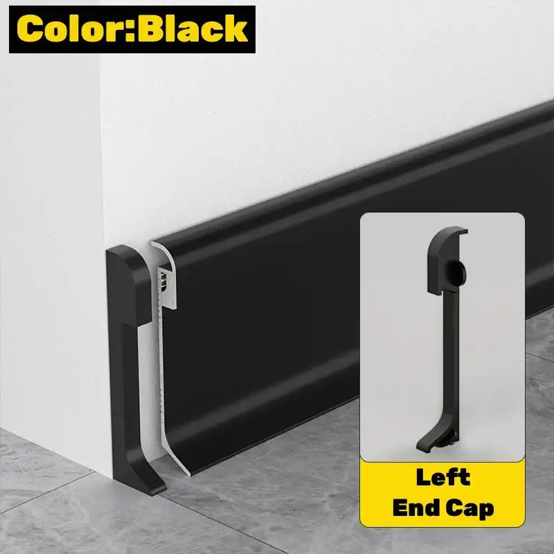 Black Aluminum Skirting Light