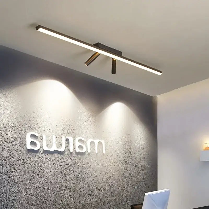 Black LED Spotlight Lamp For Hotel Halls