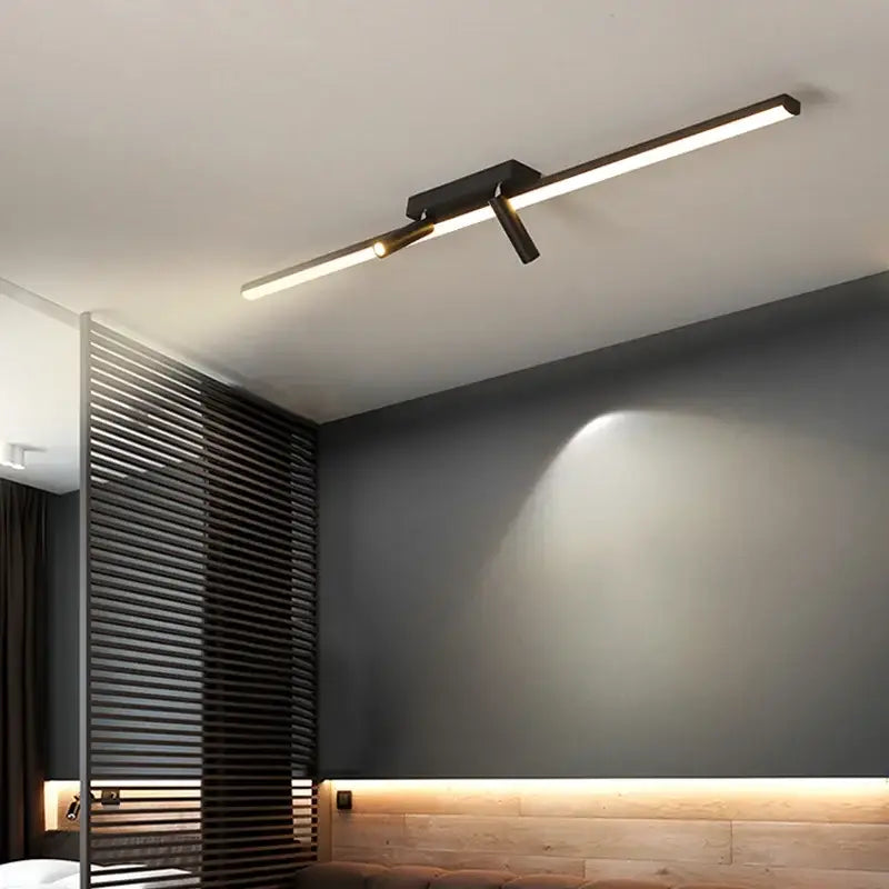 Black LED Spotlight Lamp For Hotel Halls