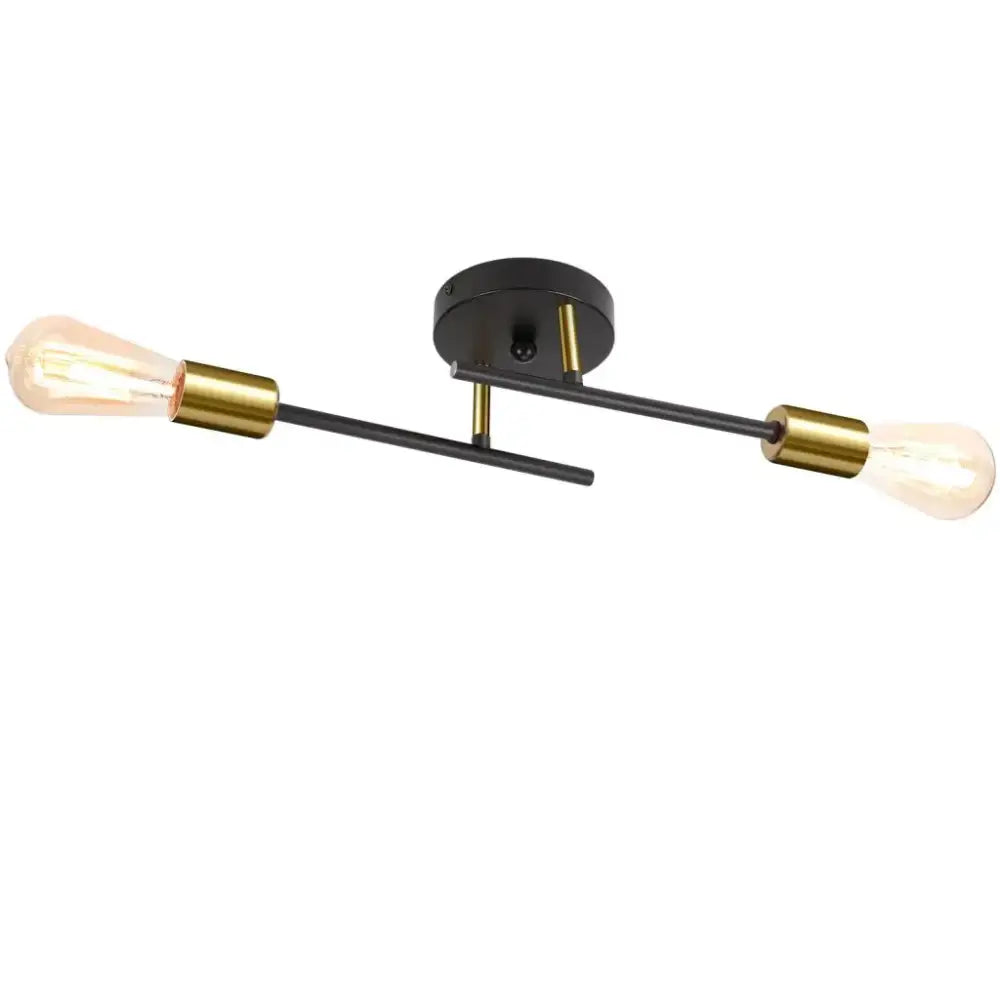 Black Brass Sputnik Chandelier
