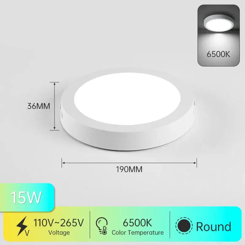 White Square LED Light