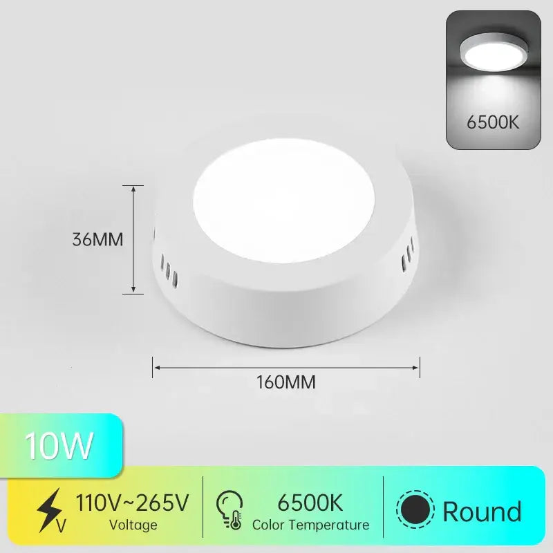 White Square LED Light