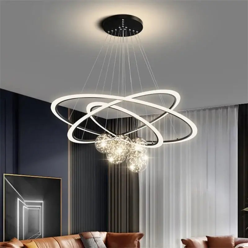 Black Star Chandelier Light