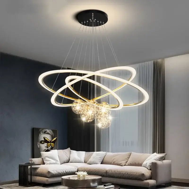 Black Star Chandelier Light
