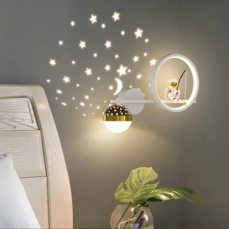 Gold Astronaut Star Light