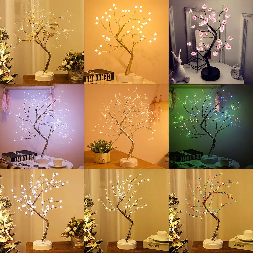 Silver Starry Table Lamp