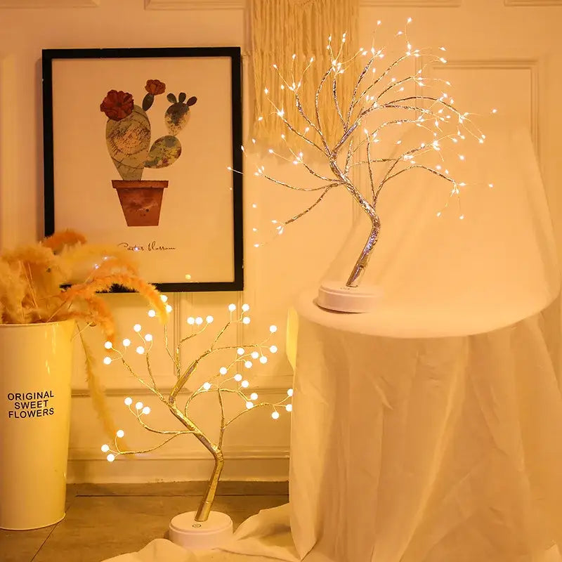 Silver Starry Table Lamp