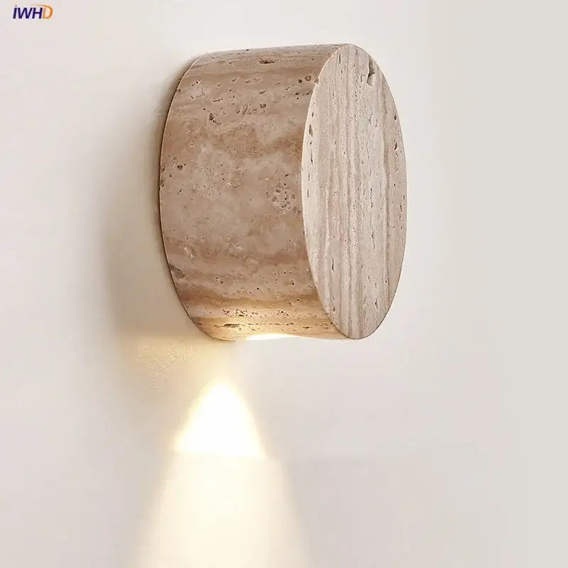 Beige Stone Wall Lamp