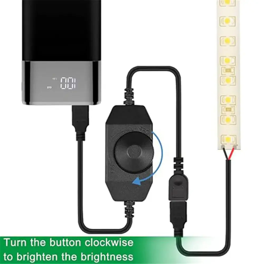 Black LED Strip Dimmer