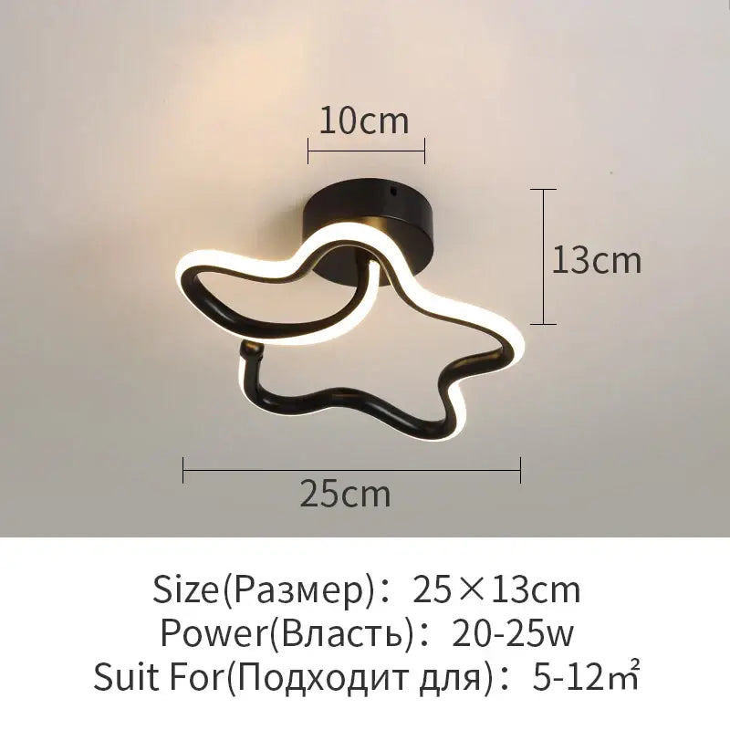 White Surface Ceiling Light