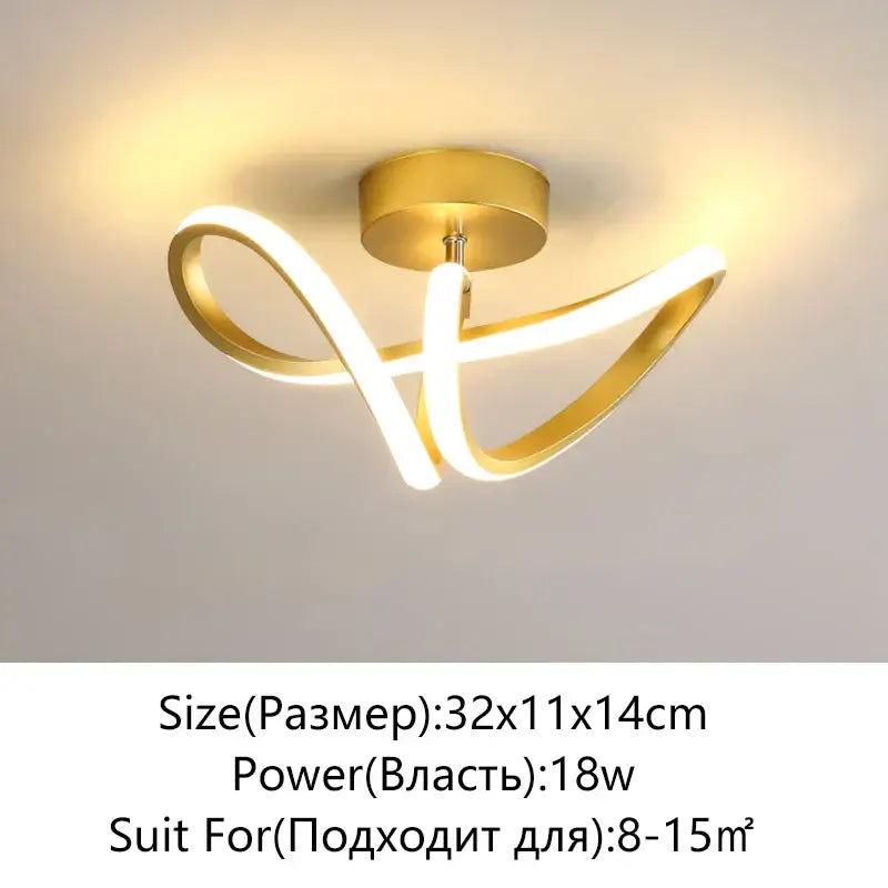 White Surface Ceiling Light
