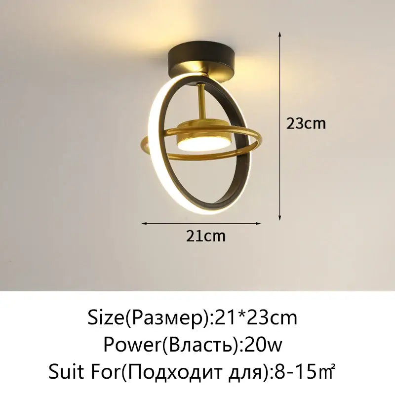White Surface Ceiling Light