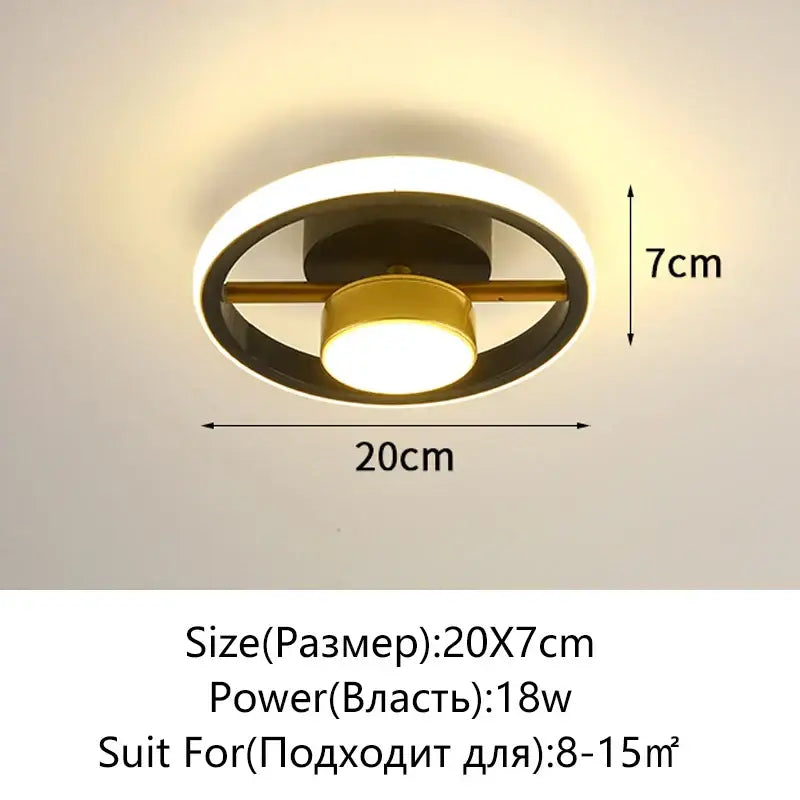 White Surface Ceiling Light