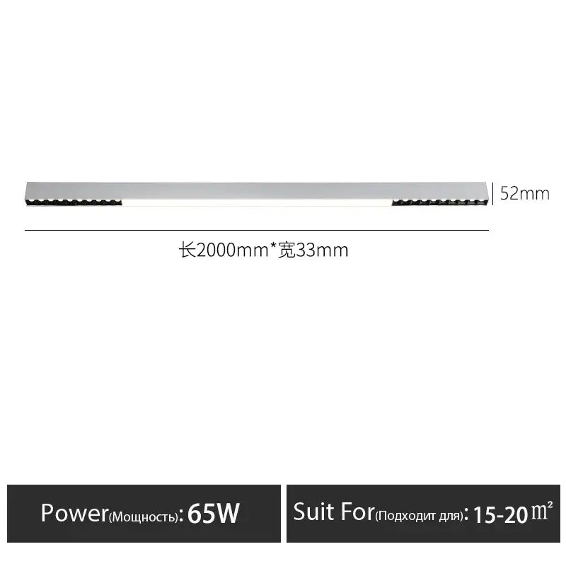 Black Surface Ceiling Light