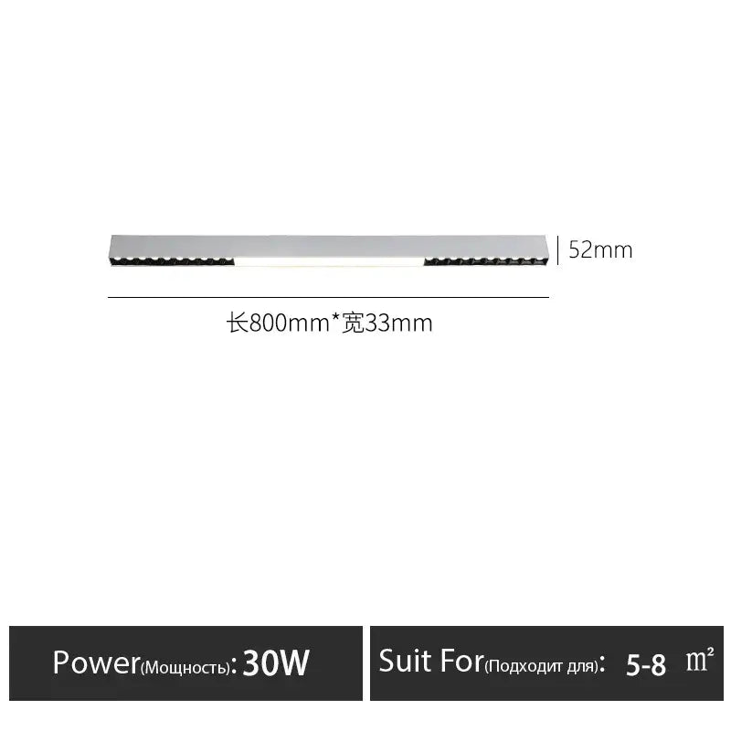 Black Surface Ceiling Light