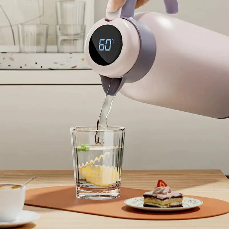 Gray LED Thermo Bottle